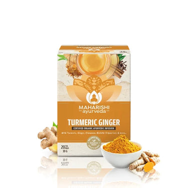 Turmeric Ginger Tea 30gm | Immunity & Digestion Boosting Ayurvedic Blend